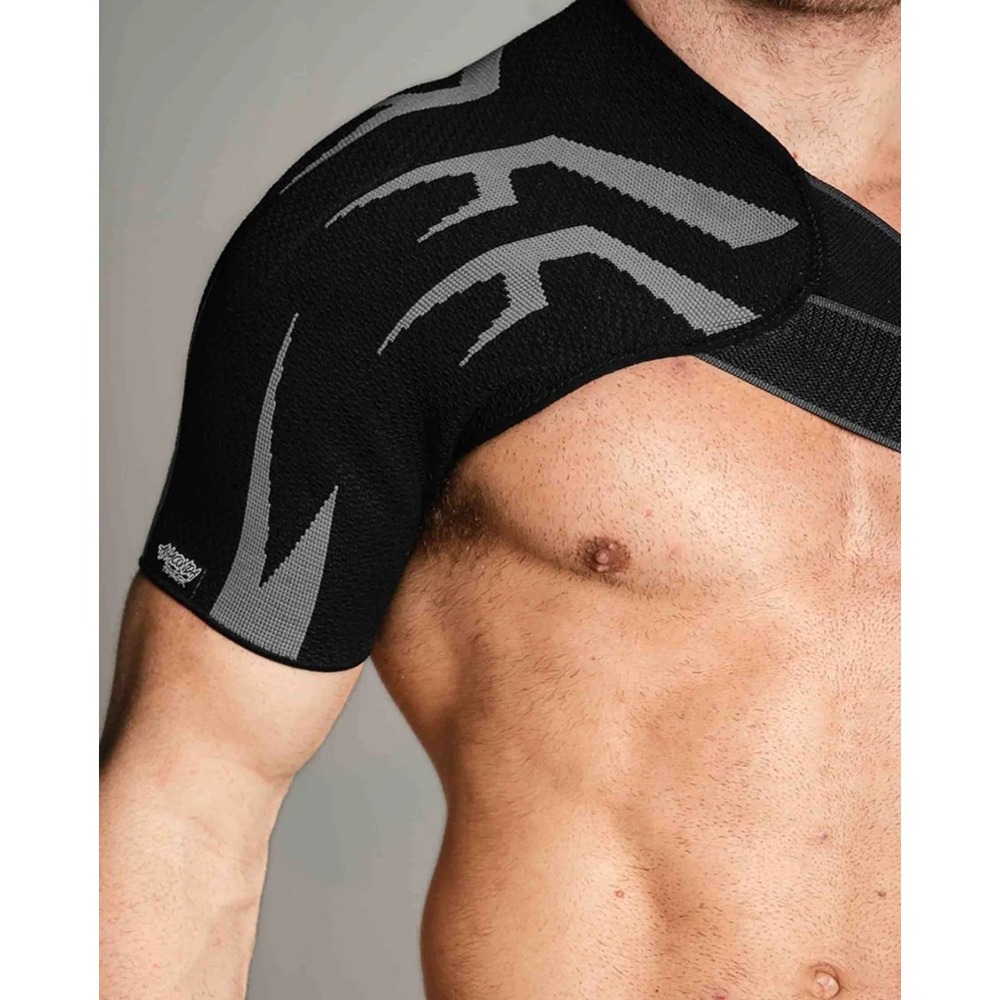 Anaconda Fightwear Shoulder Brace 3D M Black Grey Compression Support NEW